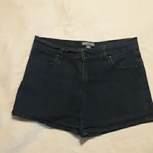 New York & Company Dark Blue Jean Shorts